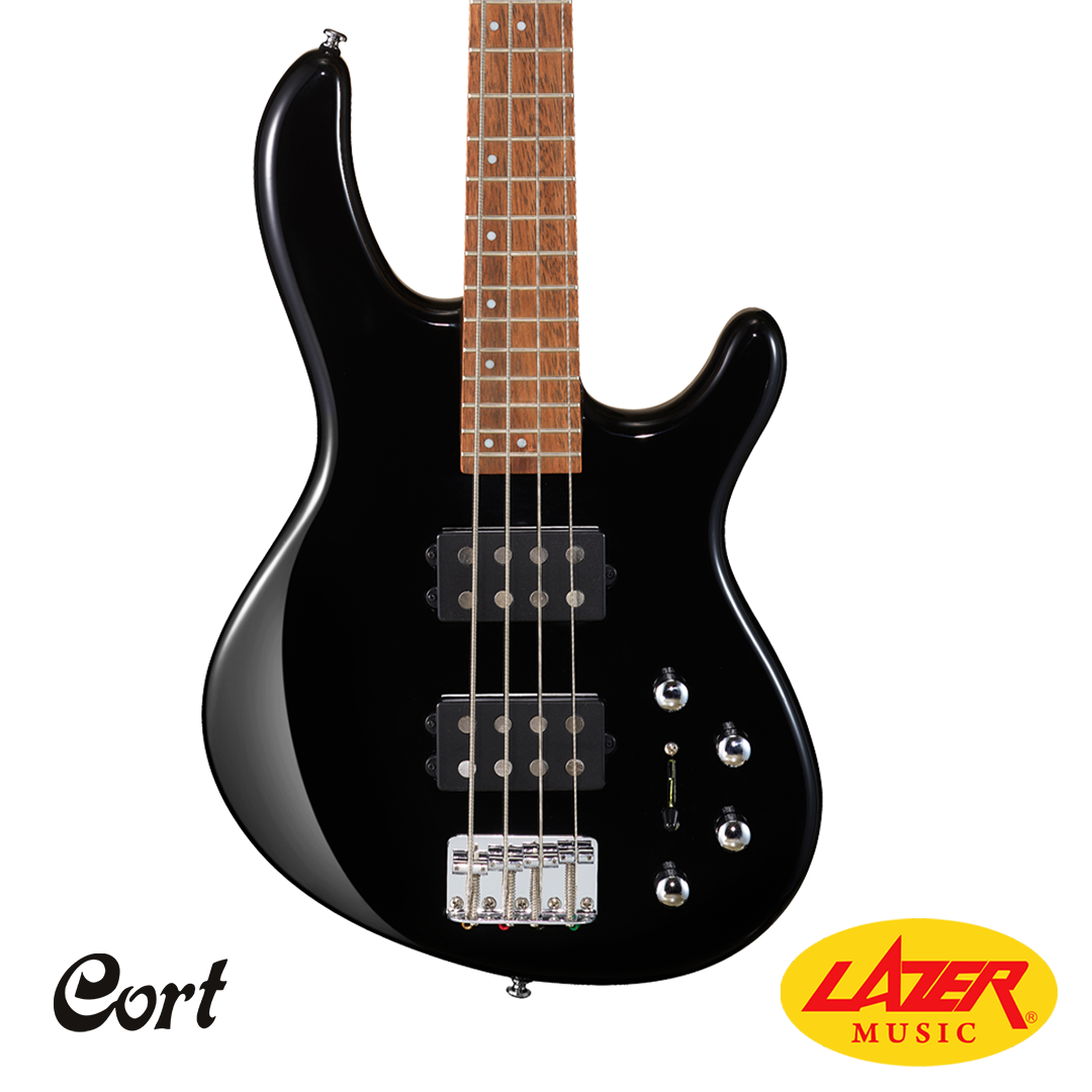 Cort Action HH4 Bass Guitar (Black)